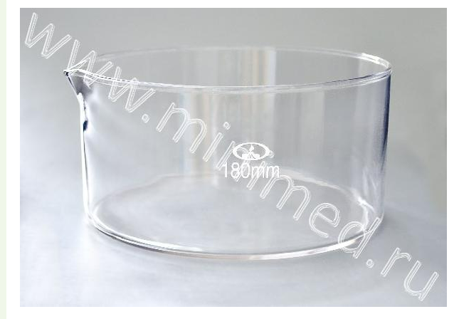 Чаша кристаллизационная диам.180 мм, уп.1 шт /кор.24 шт